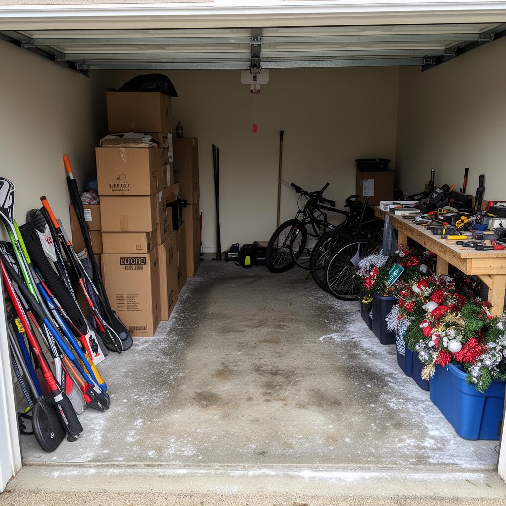 The Garage before