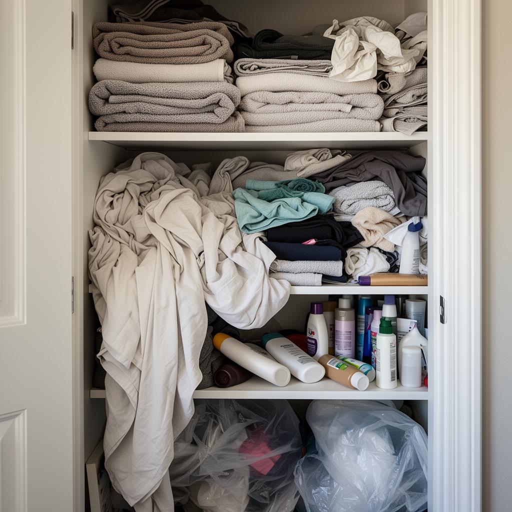 The Linen Closet before